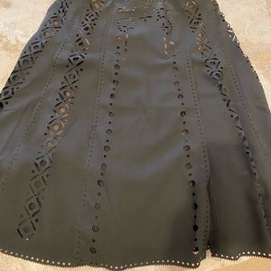 Byron Lars black laser cut skirt size 4